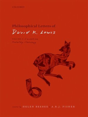 cover image of Philosophical Letters of David K. Lewis